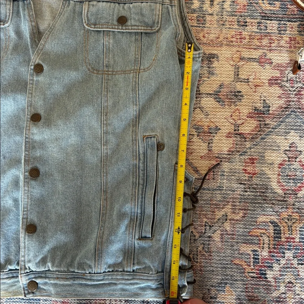 Diamond Supply Co. Light Blue Denim Vest - Picture 8 of 9